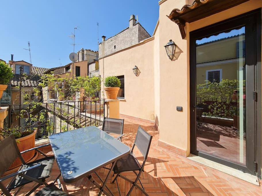 רומא Boutique Penthouse With Terrace, Spanish Steps מראה חיצוני תמונה