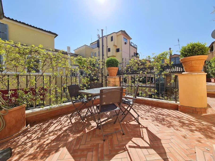 רומא Boutique Penthouse With Terrace, Spanish Steps מראה חיצוני תמונה